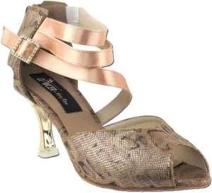 Women's Ballroom Dance Shoes Tango Wedding Salsa Shoes CD3008EB Comfortable-Very Fine 2.5" [Bundle of 5]