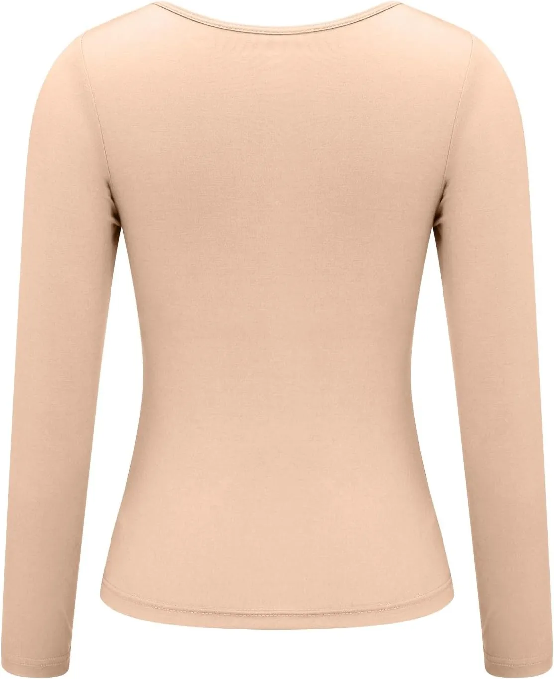 Womens Built-in Bra T-Shirt Padded Solid Color Long Sleeve Built in Bra Underwear Shirt Modal Sports Bra Workout Tops