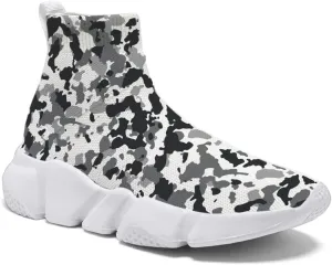 Womens Camo Graffiti Shoes 3D Painted Custom Tennis Shoes Non Slip Athletic Workout Gym Sneakers