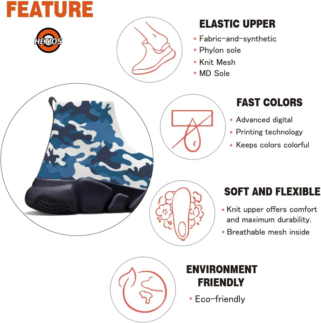 Womens Camo Graffiti Shoes 3D Painted Custom Tennis Shoes Non Slip Athletic Workout Gym Sneakers