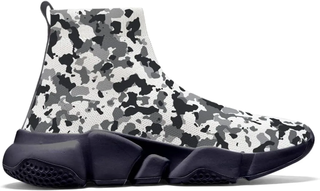 Womens Camo Graffiti Shoes 3D Painted Custom Tennis Shoes Non Slip Athletic Workout Gym Sneakers