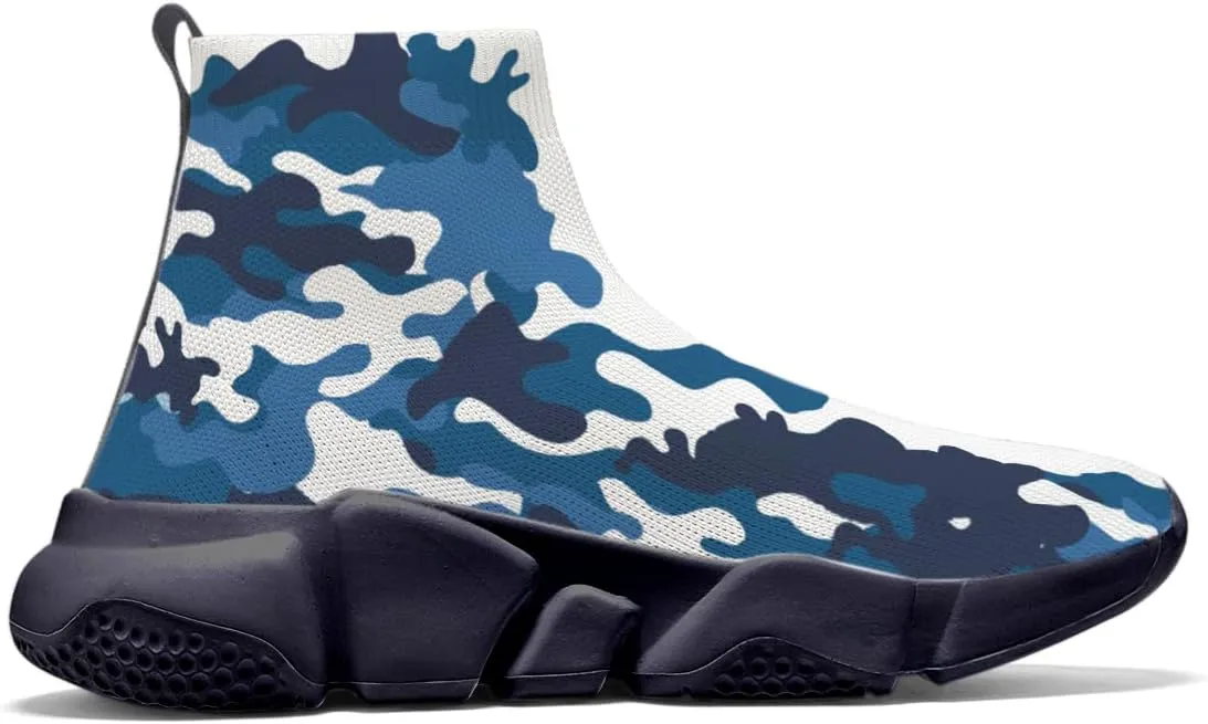 Womens Camo Graffiti Shoes 3D Painted Custom Tennis Shoes Non Slip Athletic Workout Gym Sneakers