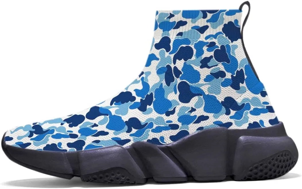 Womens Camo Graffiti Shoes 3D Painted Custom Tennis Shoes Non Slip Athletic Workout Gym Sneakers