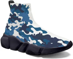 Womens Camo Graffiti Shoes 3D Painted Custom Tennis Shoes Non Slip Athletic Workout Gym Sneakers