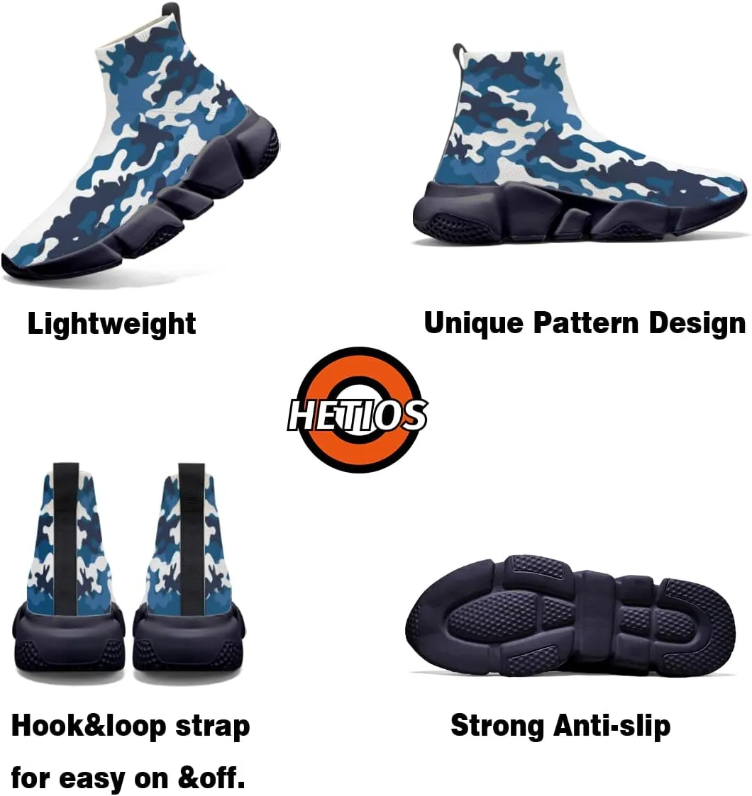 Womens Camo Graffiti Shoes 3D Painted Custom Tennis Shoes Non Slip Athletic Workout Gym Sneakers
