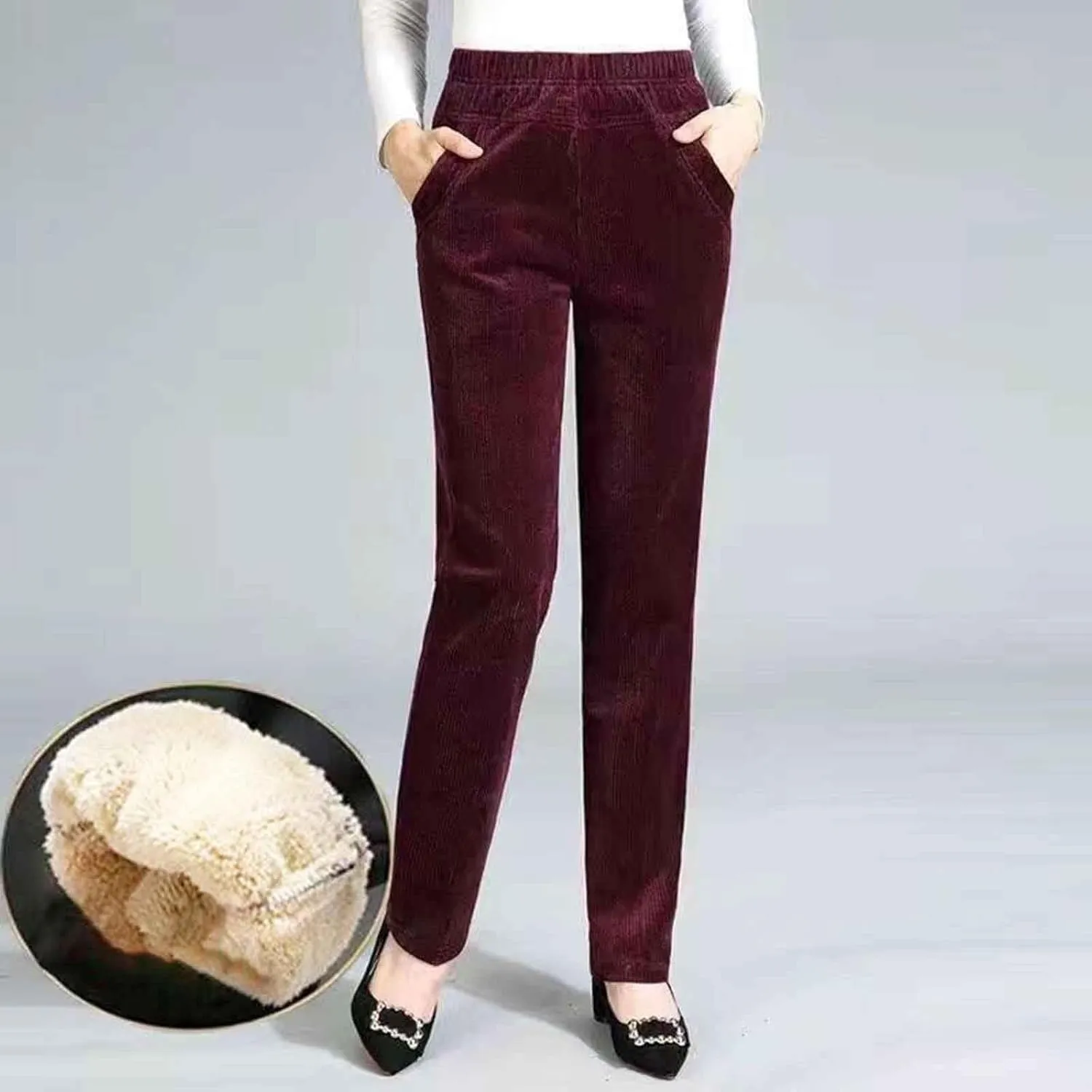 Womens Jogger Sweatpants Baggy High Waisted Athletic Jogger Solid Leisure Wide Leg Sport Pants Trendy Lounge Trouser