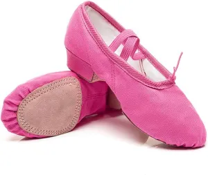 Women's Latin Dance Shoes Kids Canvas Ballroom Character Dance Teaching Shoes