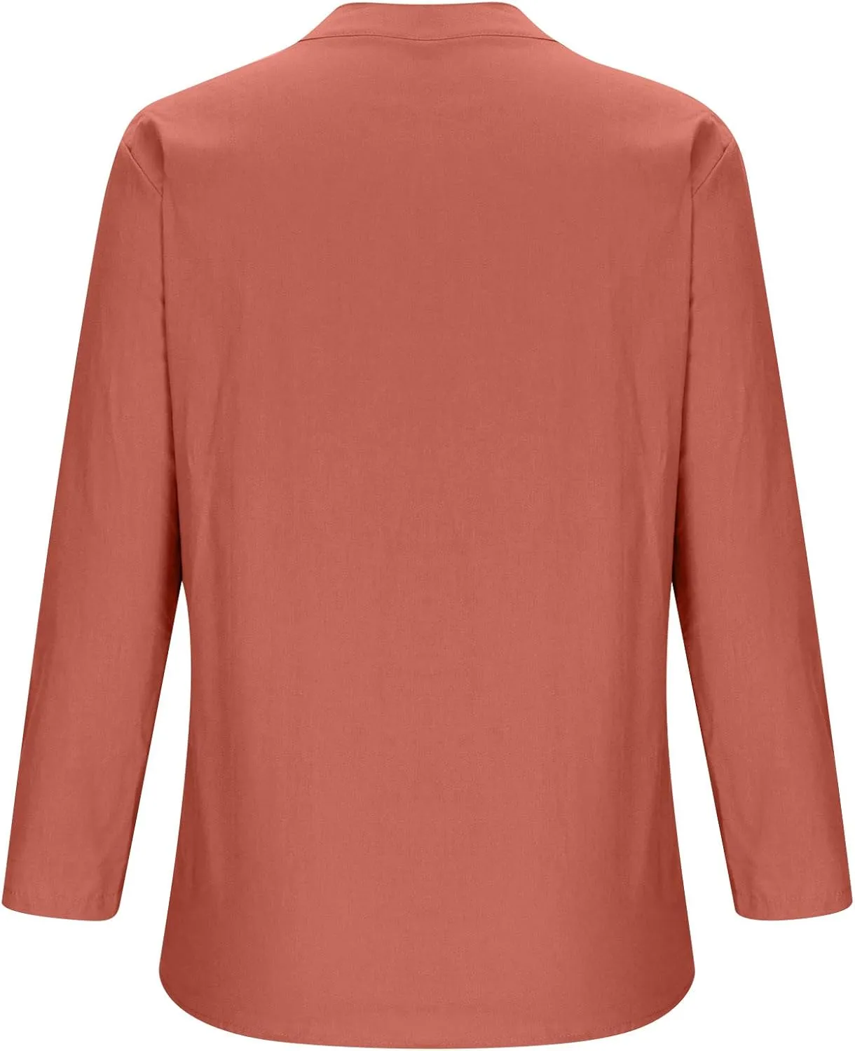 Women's Plus Size Cotton Linen Dress Tops Button Up Shirts Dress Casual Fall Blouse to Wear with Leggings